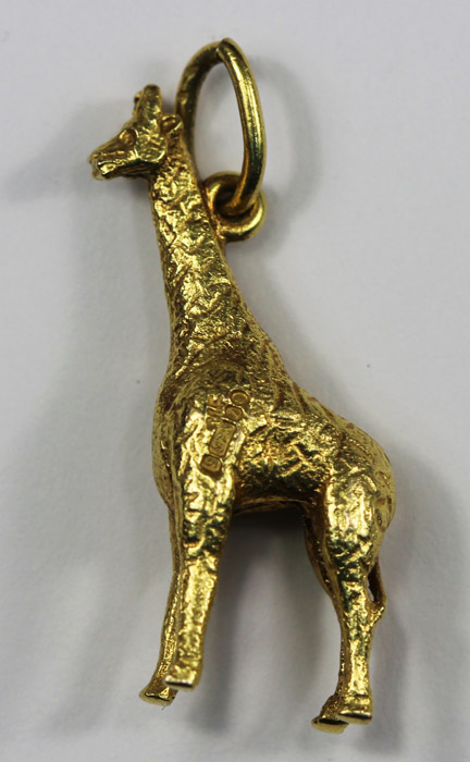 Giraffe Charm in 9ct Gold image