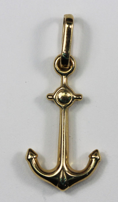 Anchor Charm in 9ct Gold image