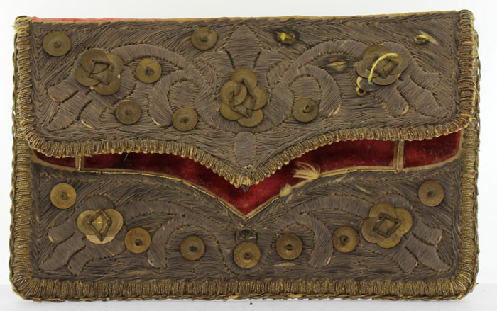 18th Century Velvet Purse w... image