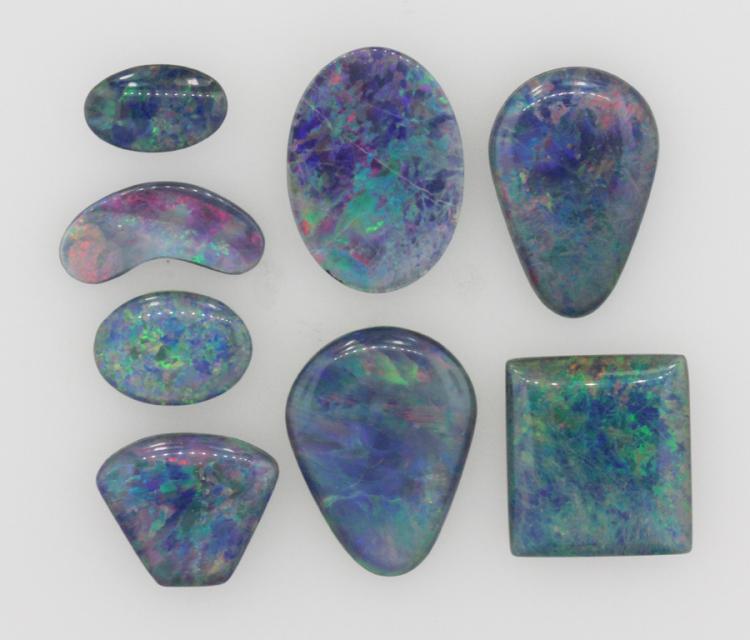 Semi-black Opal Triplets (8... image