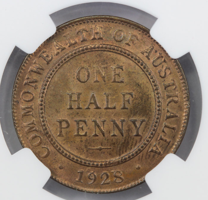 Australia 1928 Half Penny N... image