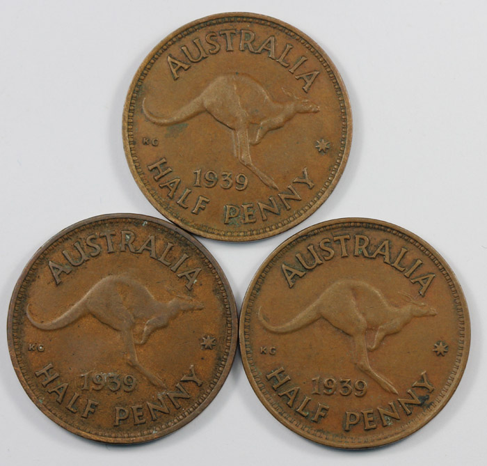 Australia 1939 'Roo' Halfpe... image