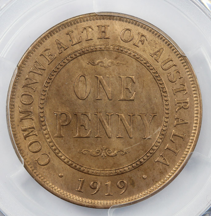 Australia 1919 Penny PCGS M... image