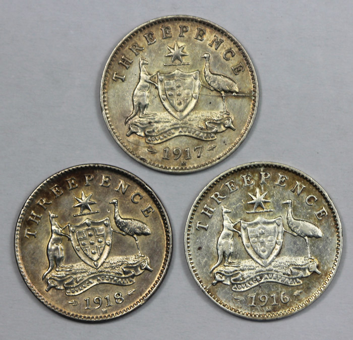 Australia 1916 M, 1917 M & ... image