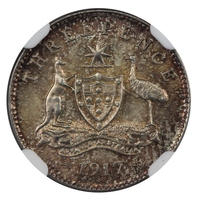 Australia 1917 M Threepence... image