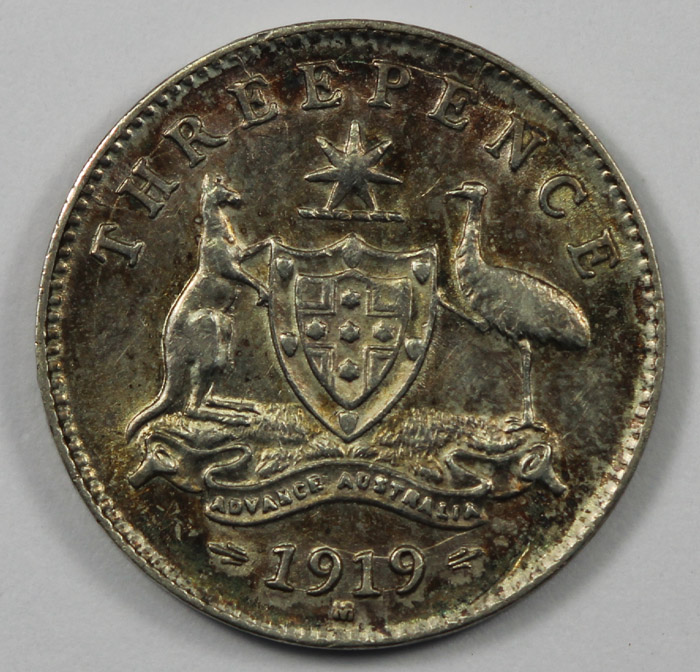 Australia 1919 Threepence, ... image