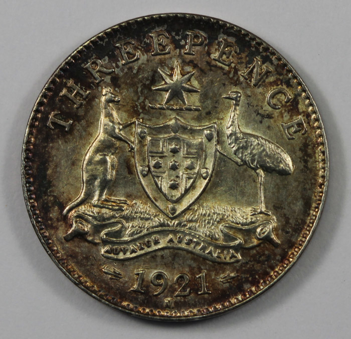 Australia 1921 M Threepence... image