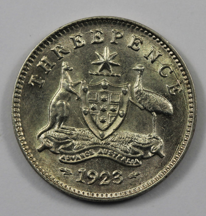 Australia 1923 Threepence, ... image