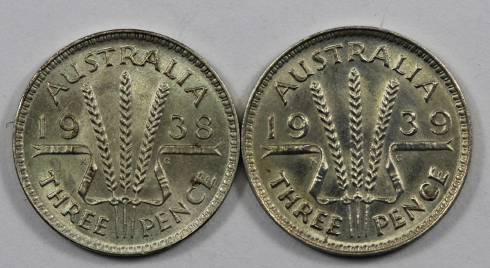 Australia 1938 & 1939 Three... image