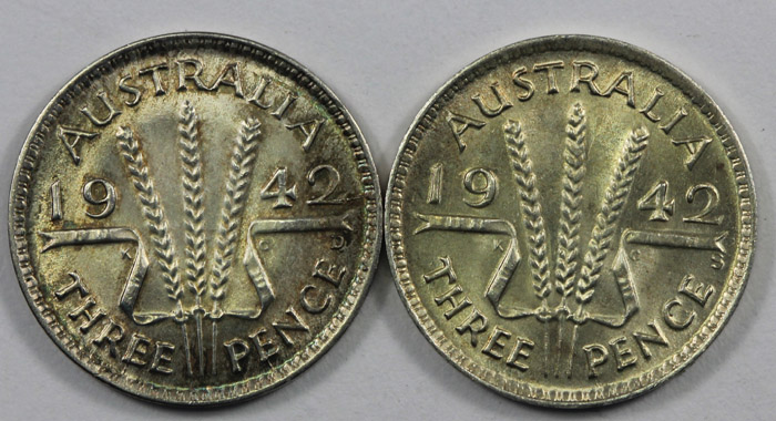 Australia 1942 D & 1942 S, ... image