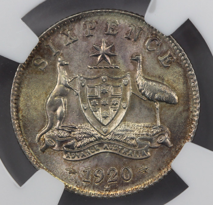 Australia 1920 M Sixpence N... image