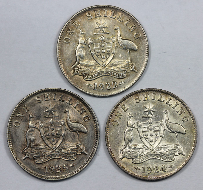 Australia 1922, 1924 & 1925... image