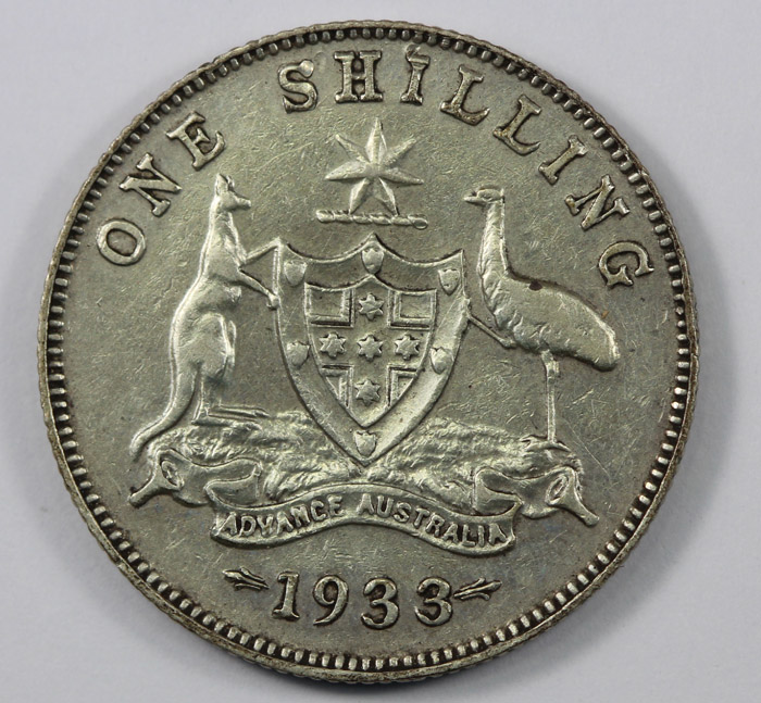 Australia 1933 Shilling, go... image