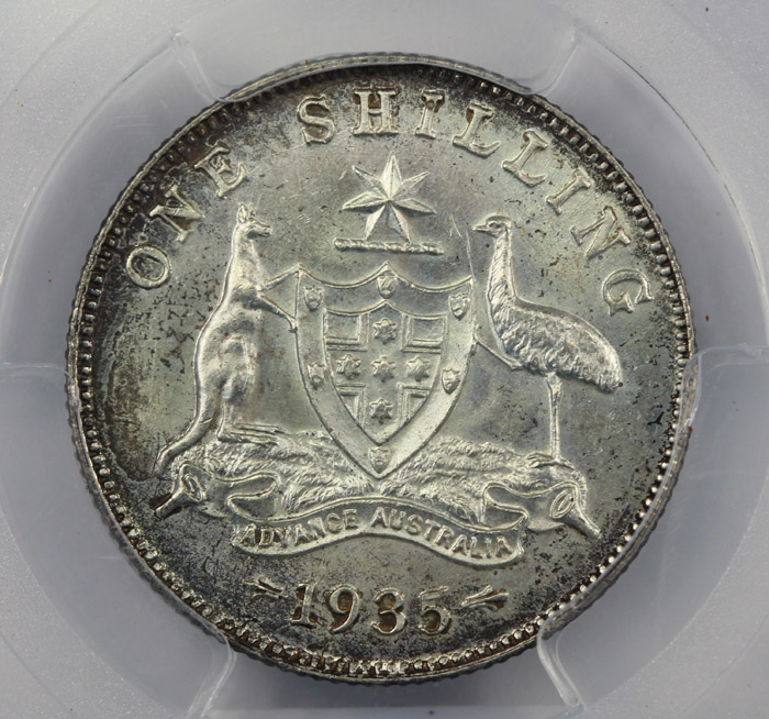 Australia 1935 Shilling Coi... image