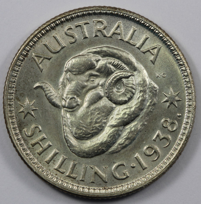 Australia 1938 Shilling, Ch... image