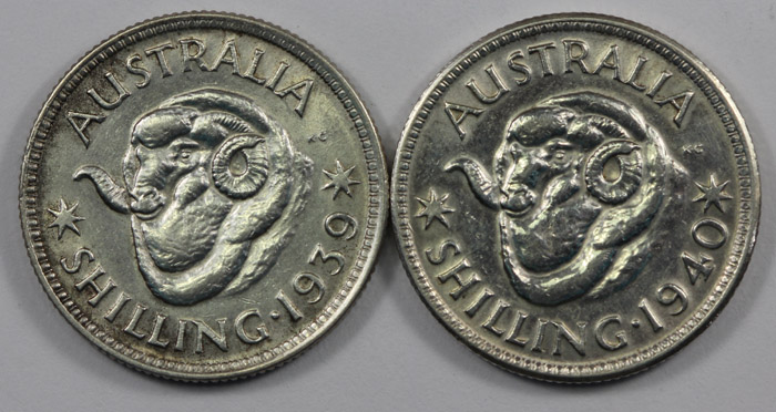 Australia 1939 & 1940 Shill... image