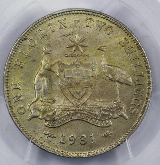 Australia 1931 Florin Coin ... image