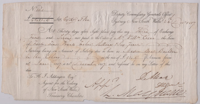 Commissariat Note for £45 1... image