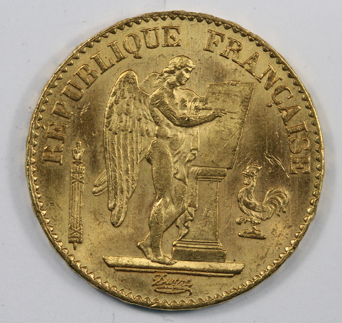 France 1875 Gold 20 Franc, ... image