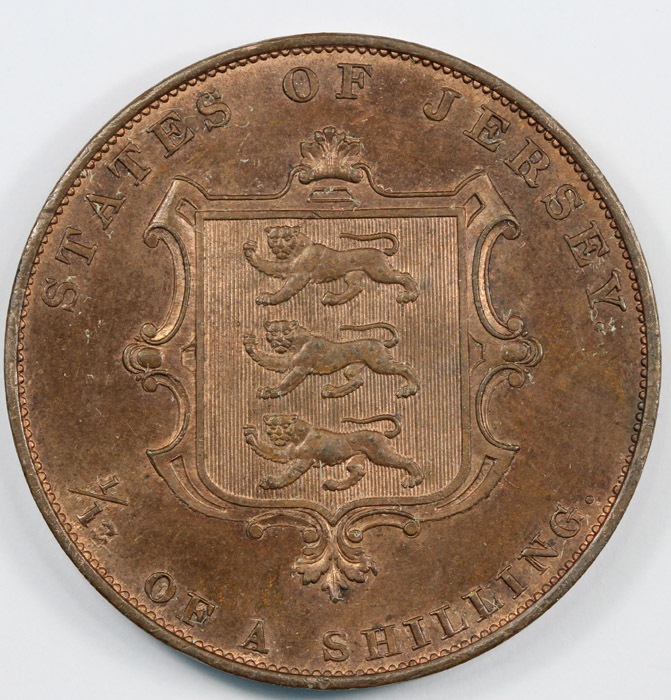 Jersey 1858 1/13 Shilling, ... image