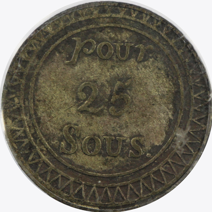 Mauritius 1822 25 Sous & 50... image