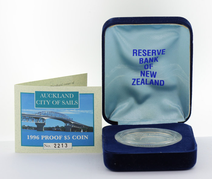 New Zealand 1996 Proof Silv... image