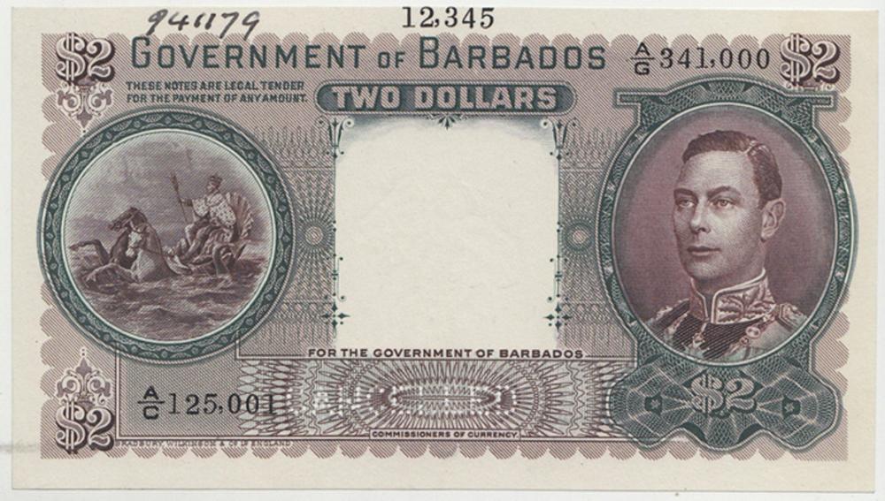 Barbados. 1938 'Specimen' $... image