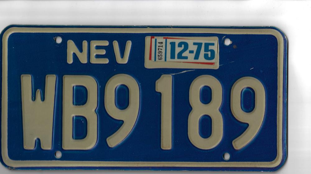 U.S.A. Nevada Car Number Pl... image