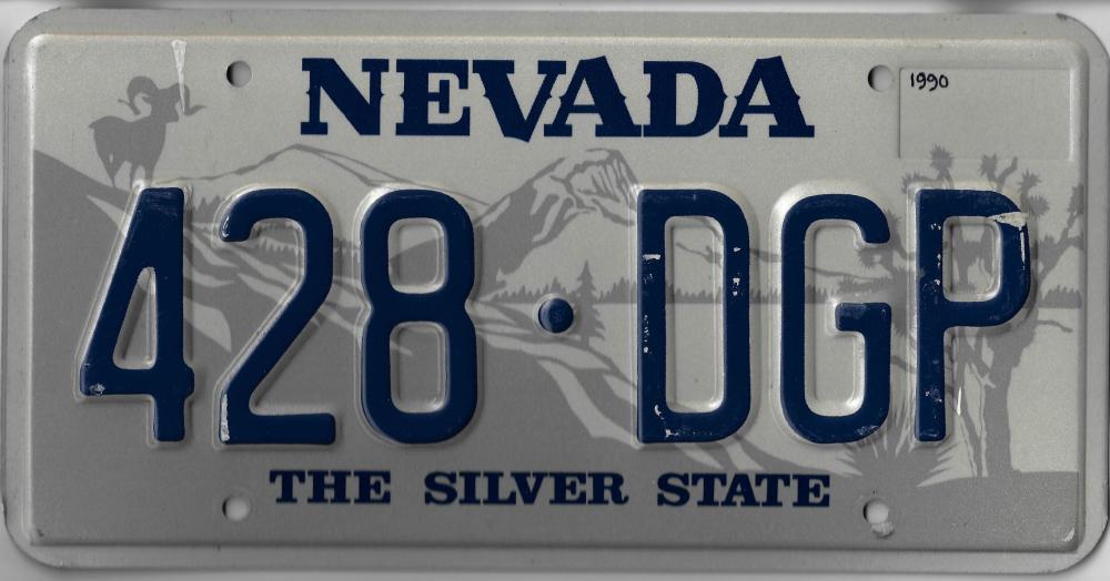 U.S.A. Nevada Car Number Pl... image