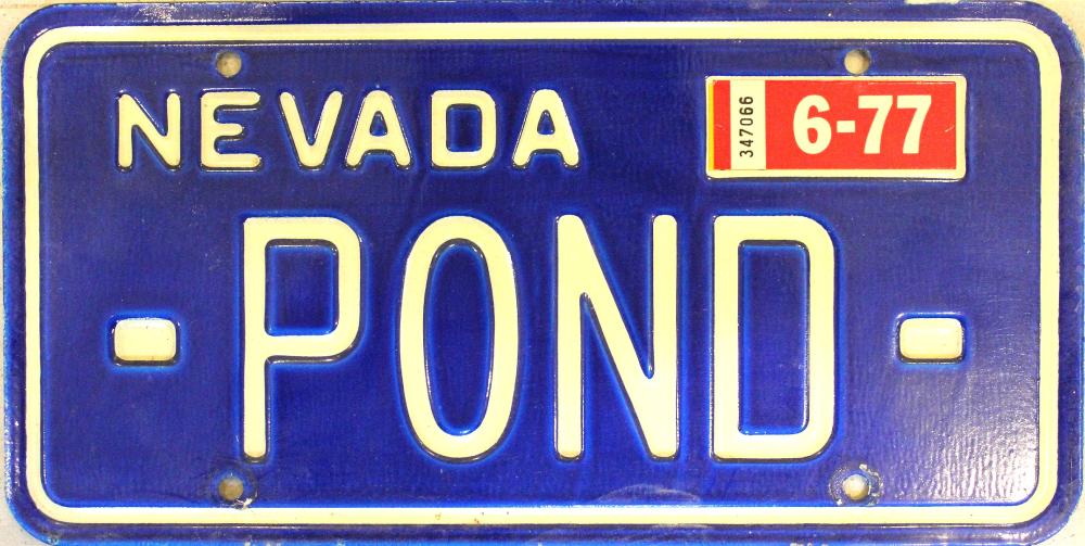 U.S.A. Nevada Car Number Pl... image