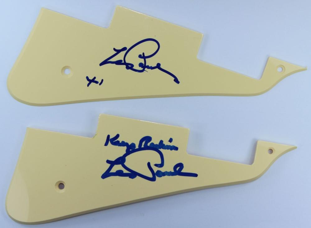 Les Paul signatures on two ... image