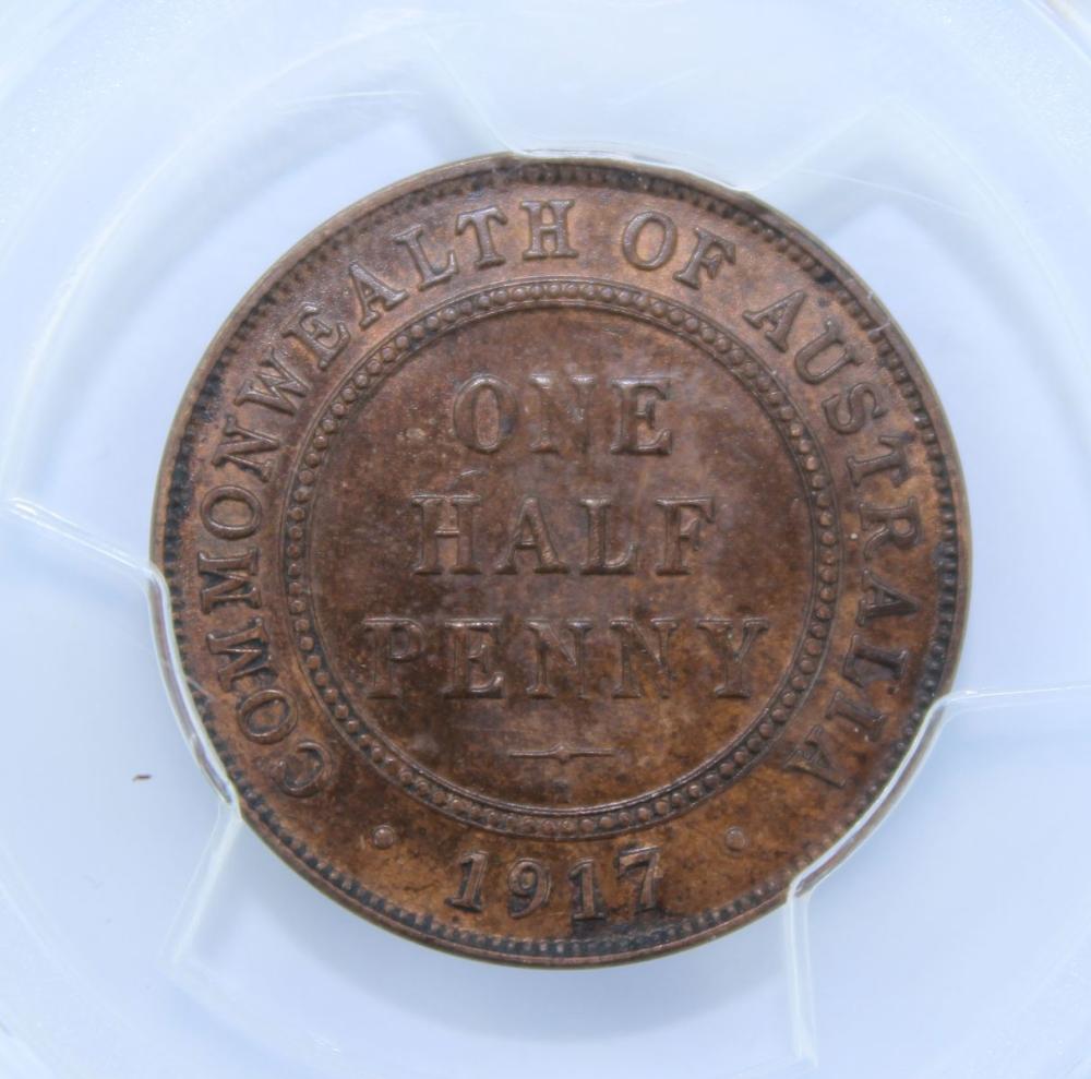 Australia 1917 I Halfpenny ... image