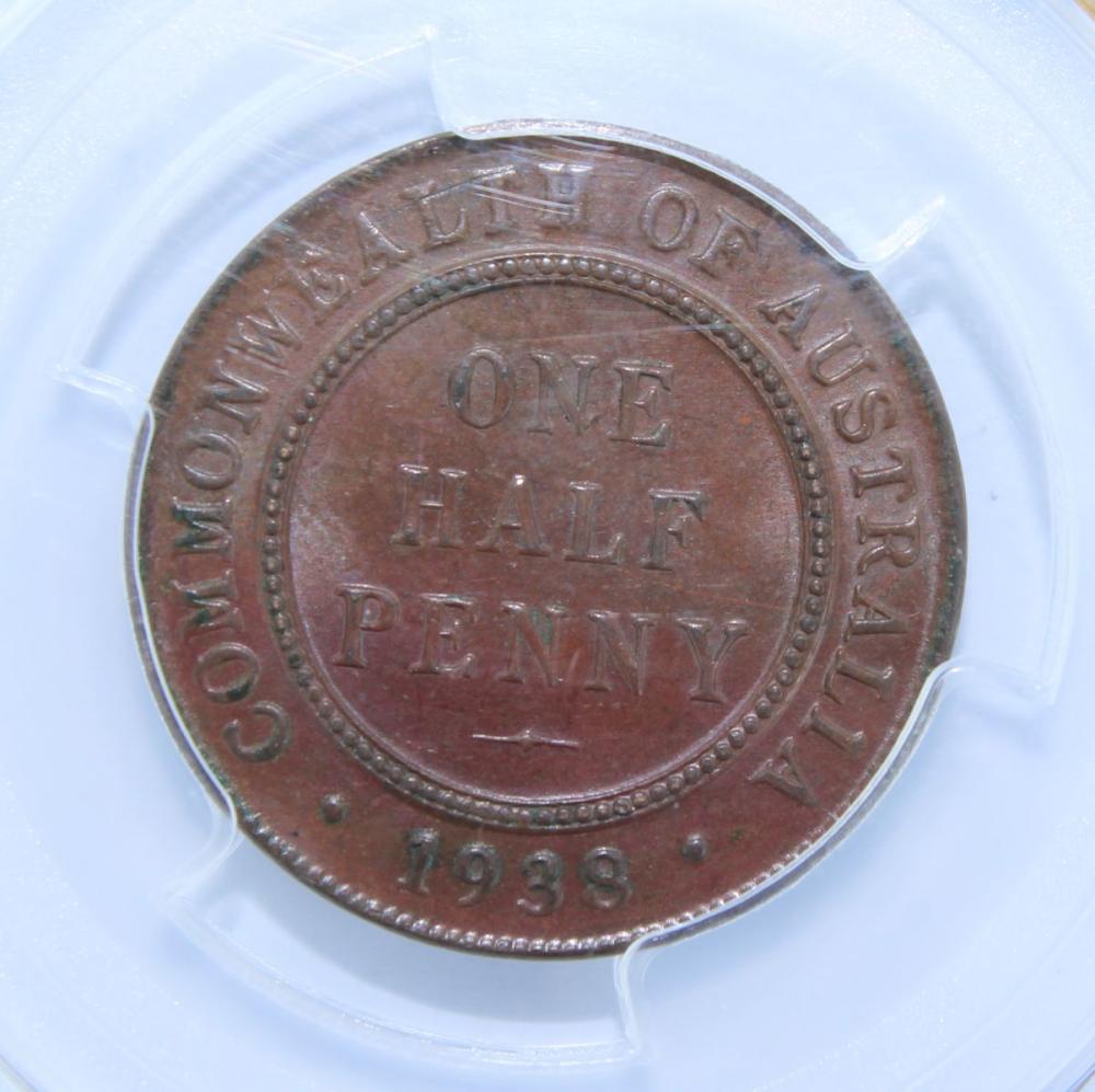 Australia 1938 Halfpenny PC... image