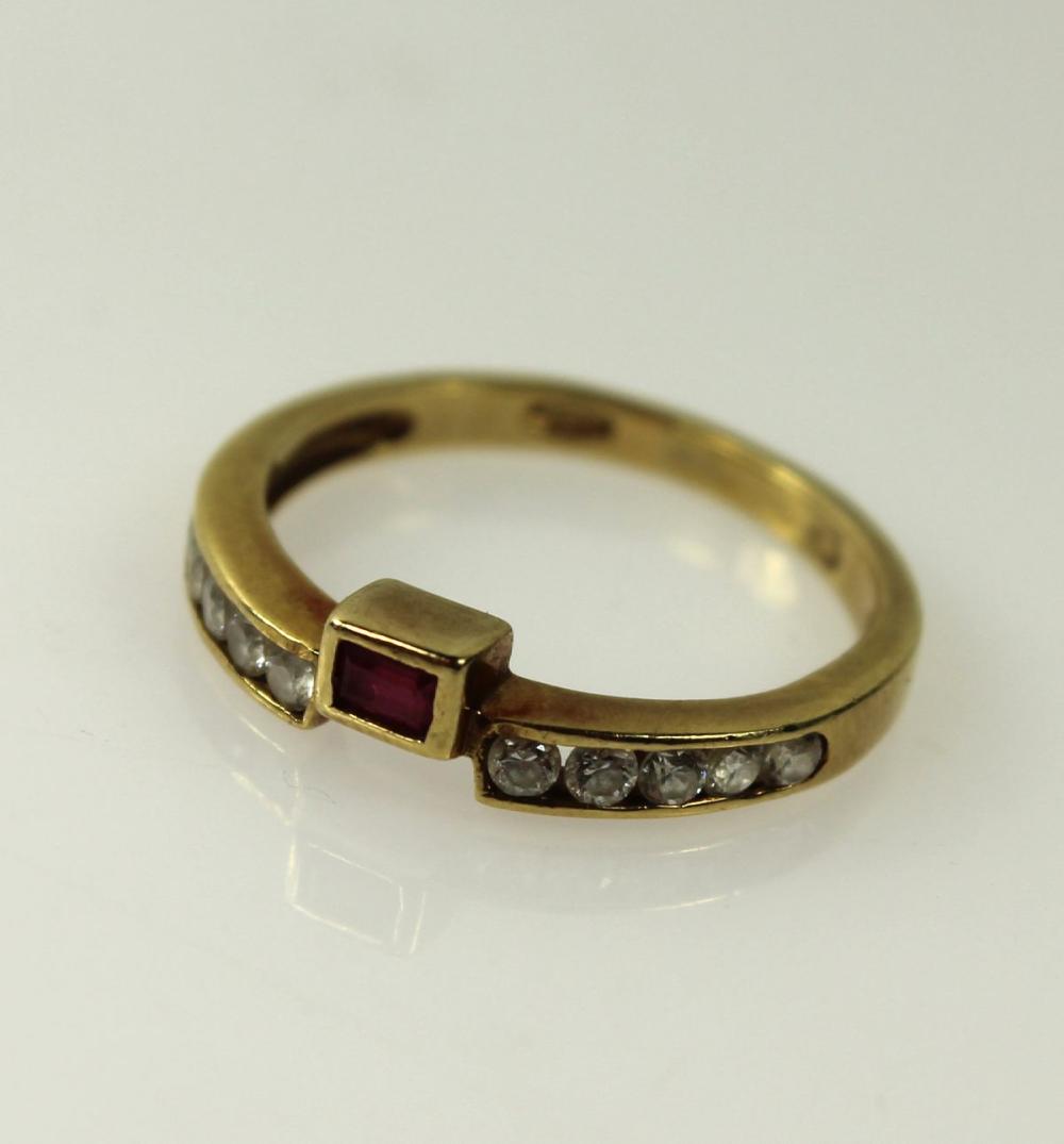 Ruby & Diamond Ring in 18ct... image