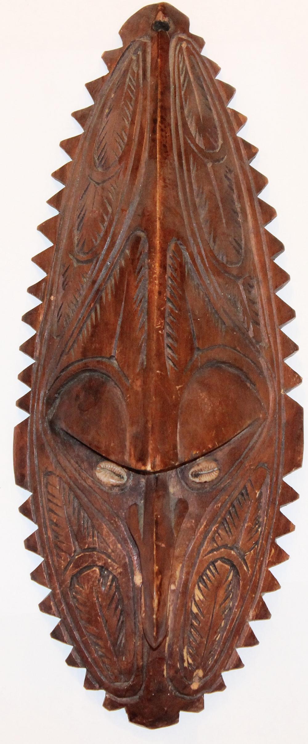 New Guinea. Tribal Mask cir... image