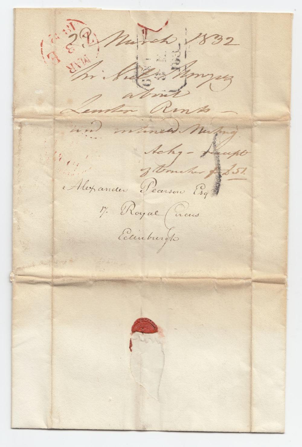 Scotland Letter Dated '2nd ... image