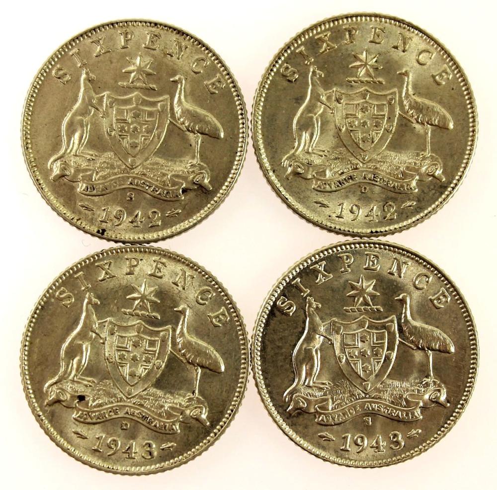 Australia 1942 S, & 1942 D,... image