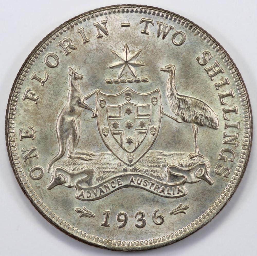 Australia 1936 Florin, Choi... image