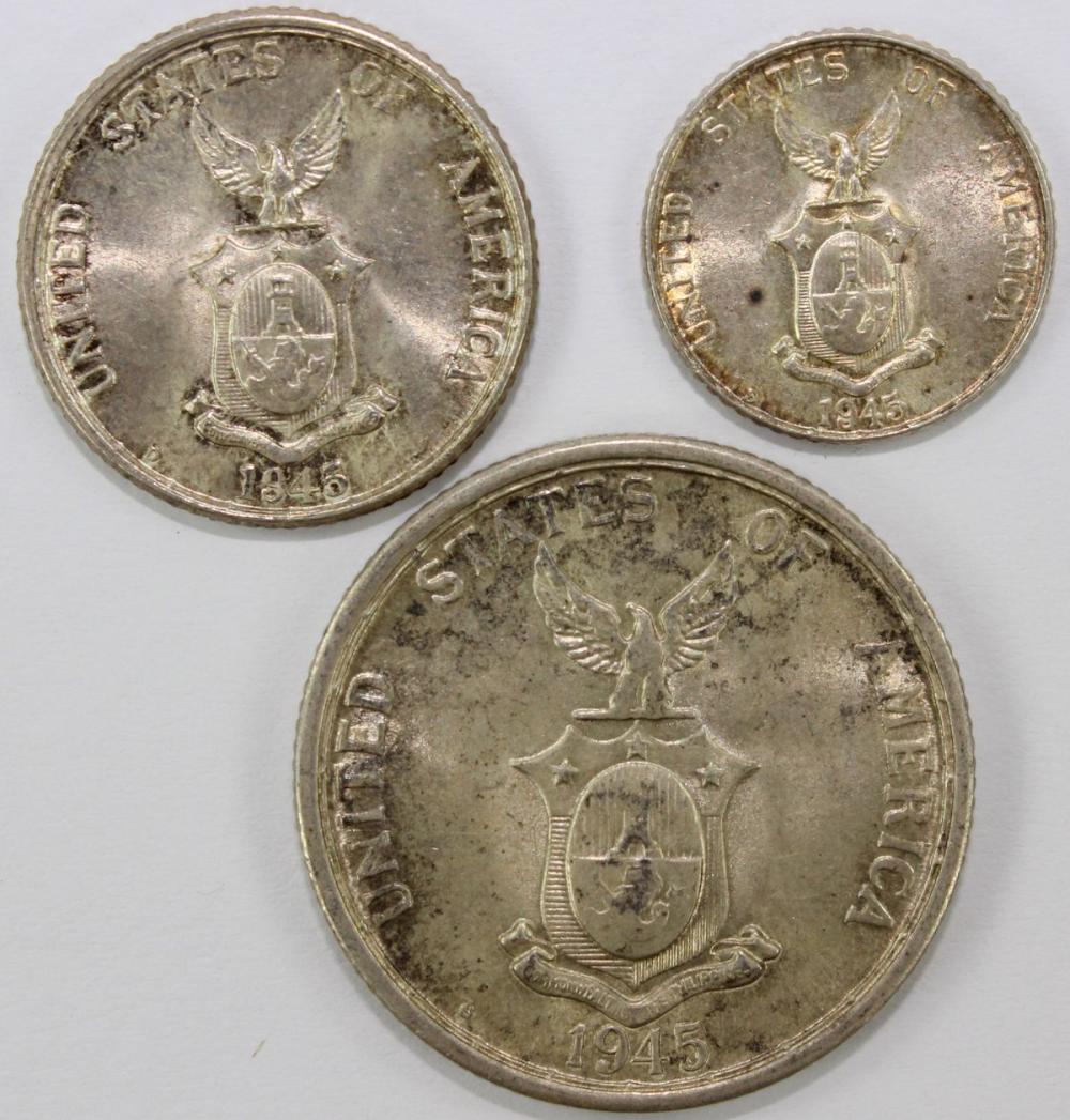 U.S. Philippines 1945 Silve... image