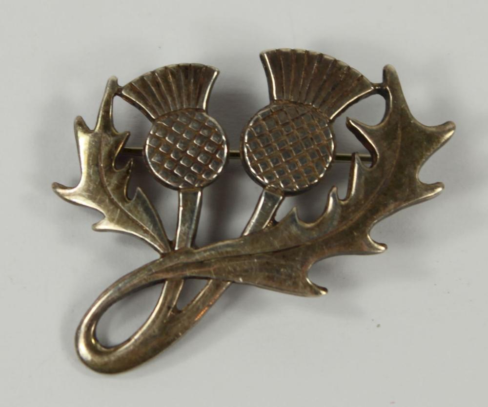 Scottish Thistle Brooch in ... image