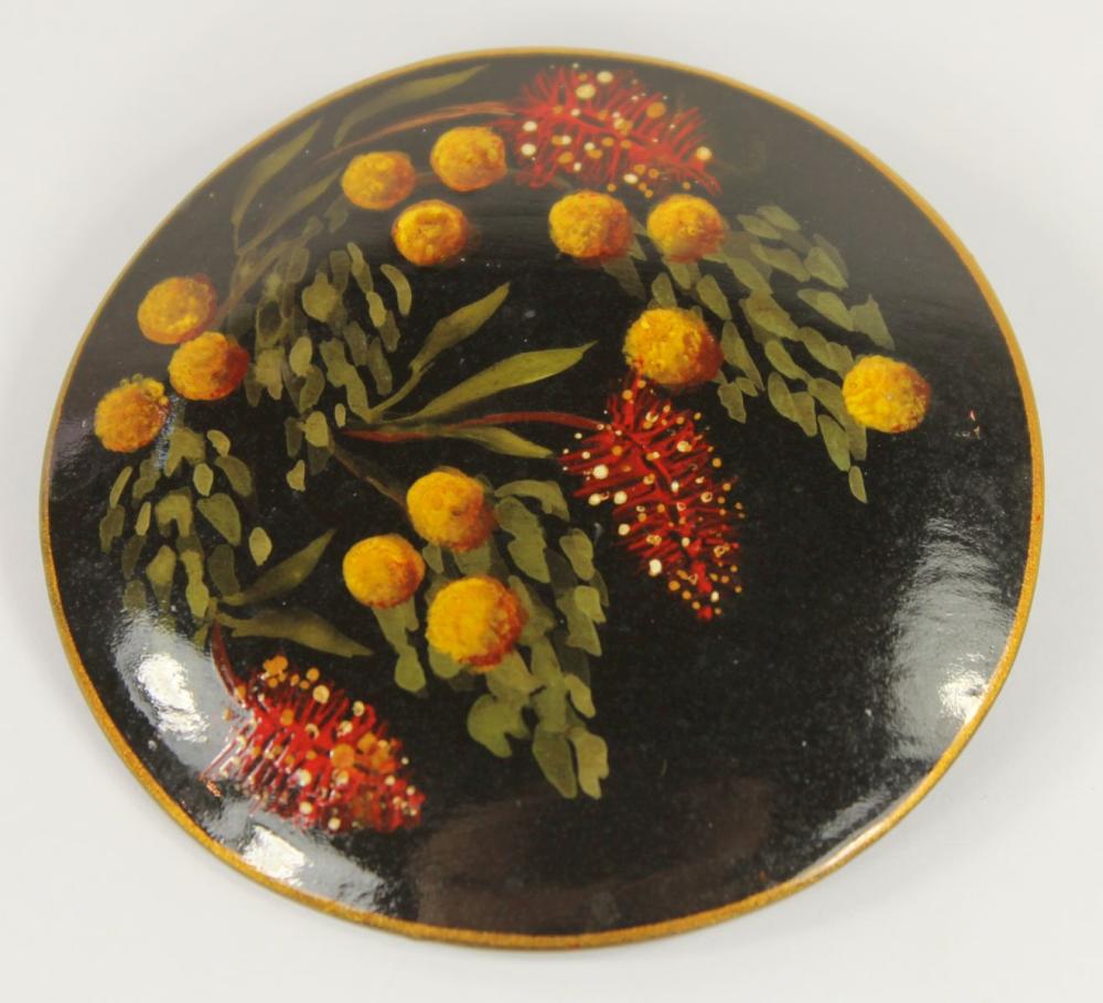 Vintage Russian Lacquer Bro... image