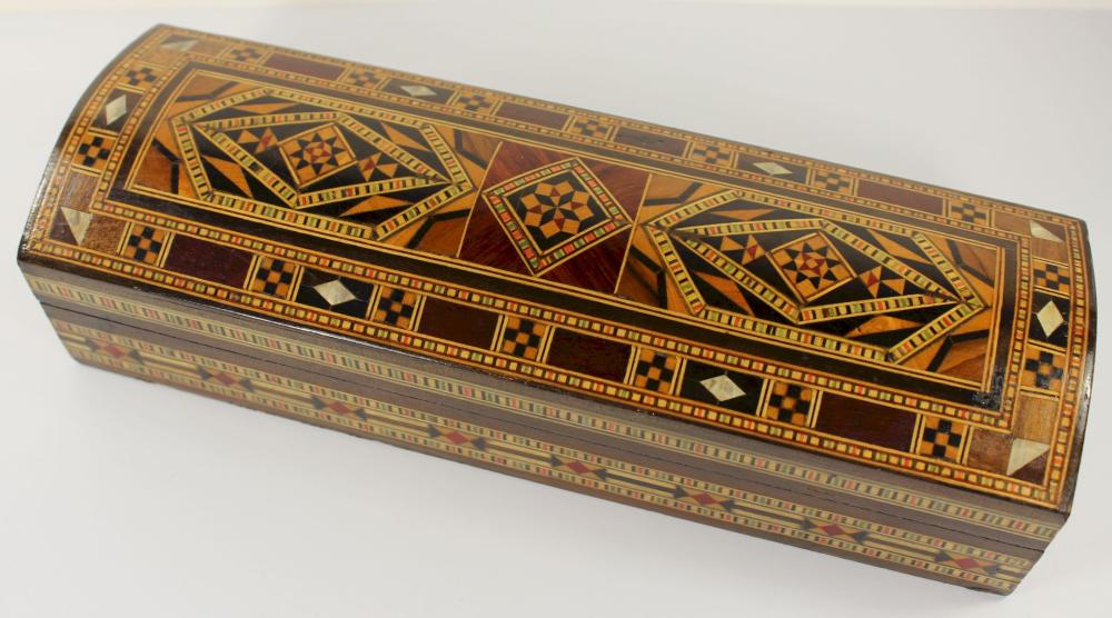 Vintage Wooden Marquetry Pe... image