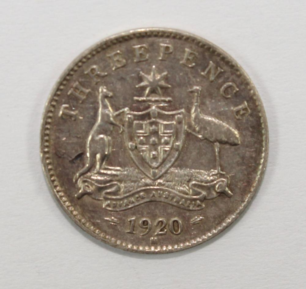 Australia 1920 M Threepence... image