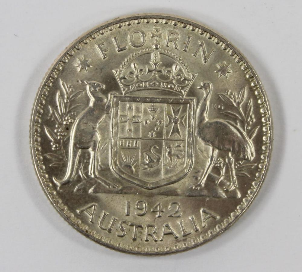 Australia 1942 (M) Florin, ... image