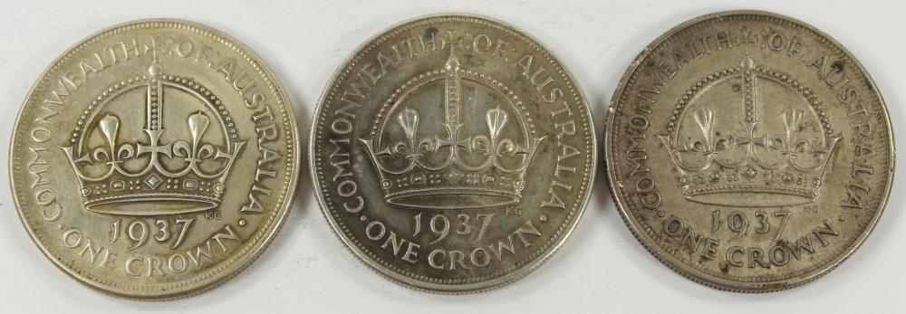 Australia 1937 Crown, Very ... image