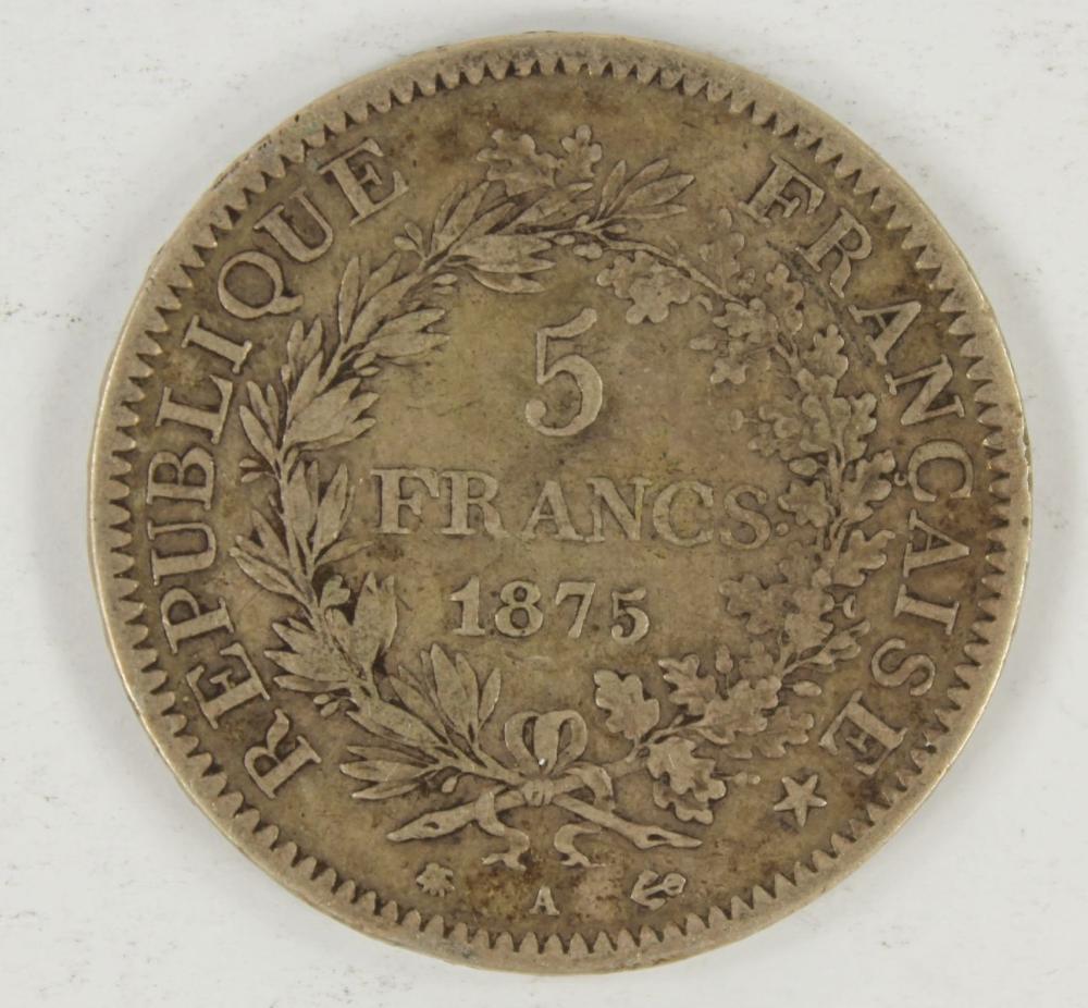 France 1875 A Silver (900) ... image