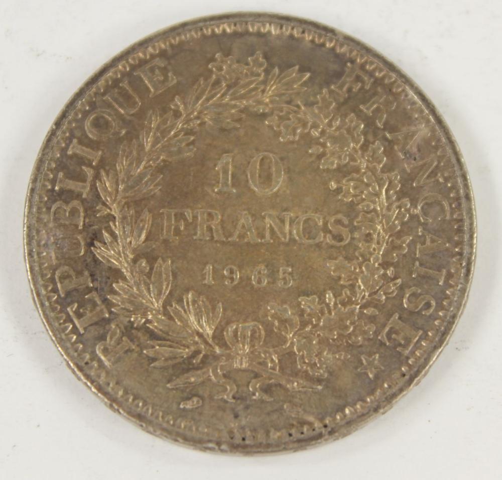 France 1965 Silver (900) 10... image