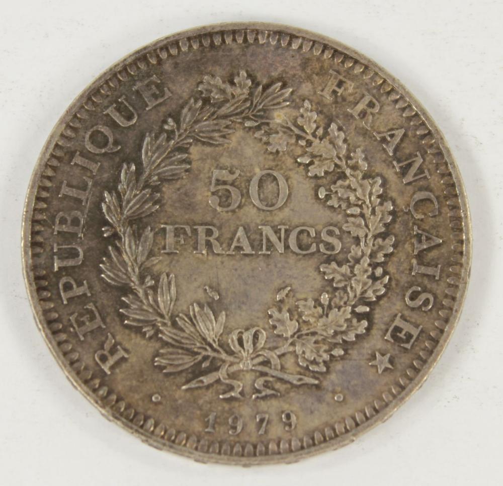 France 1979 Silver (900) 50... image