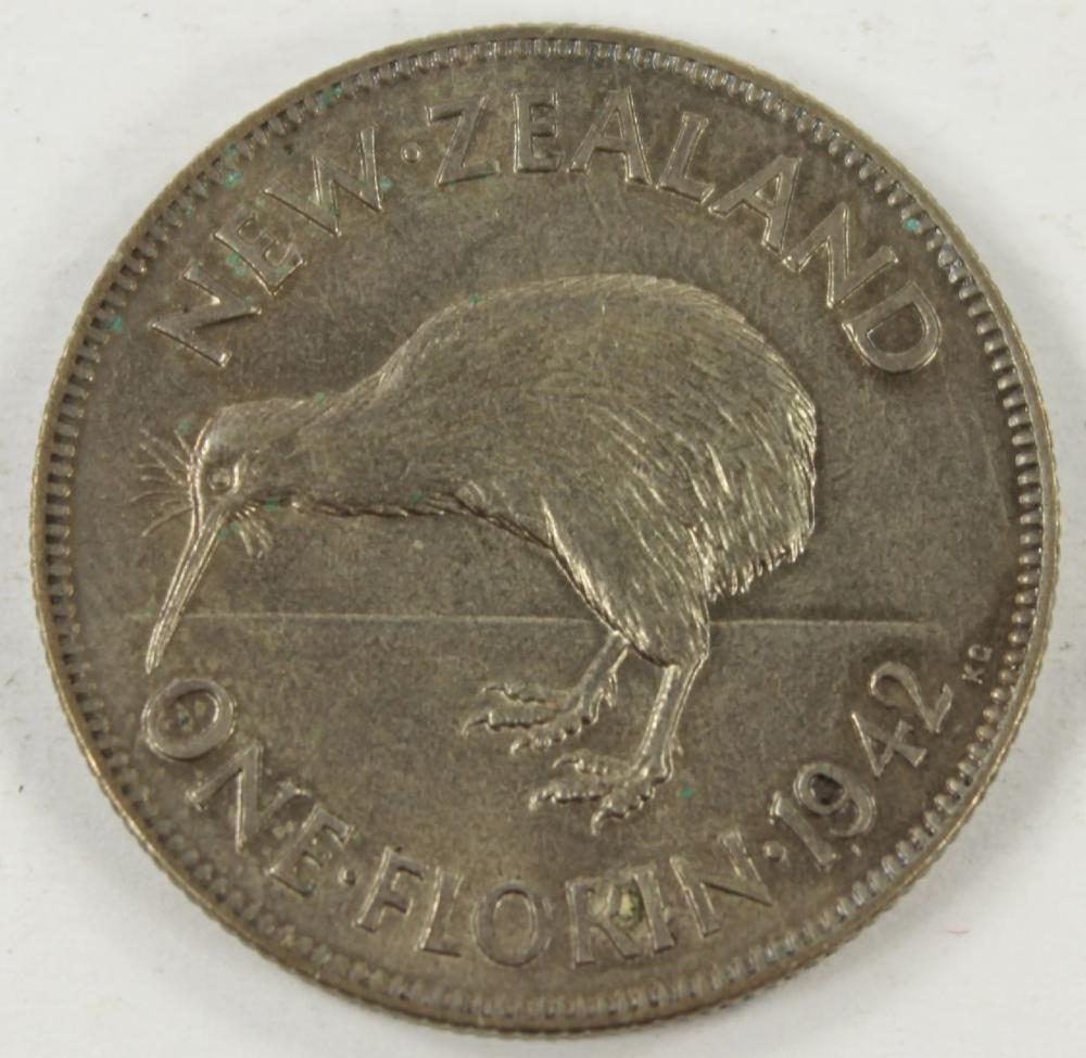 New Zealand 1942 Silver (50... image