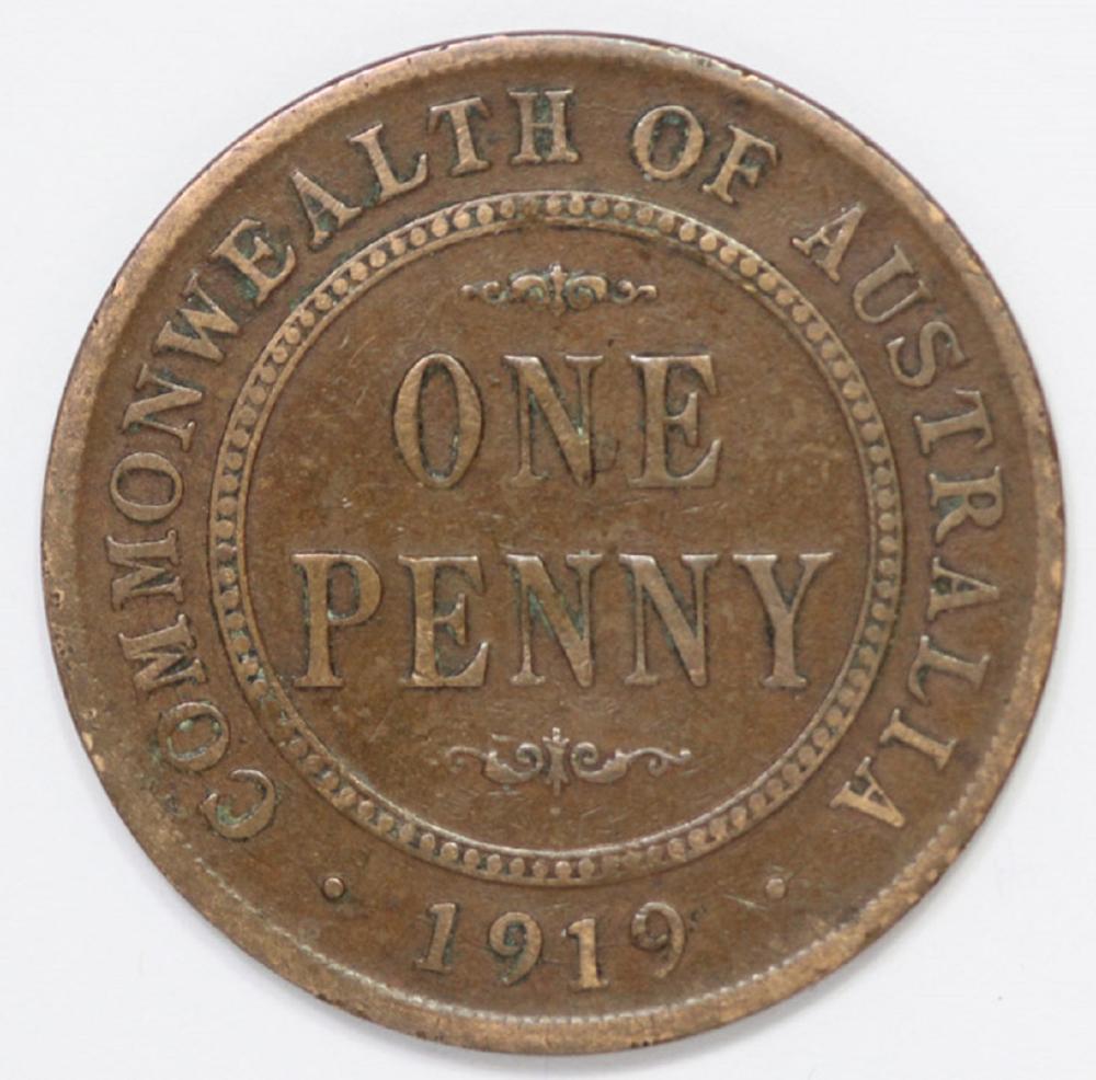 Australia 1919 .//. Penny, ... image